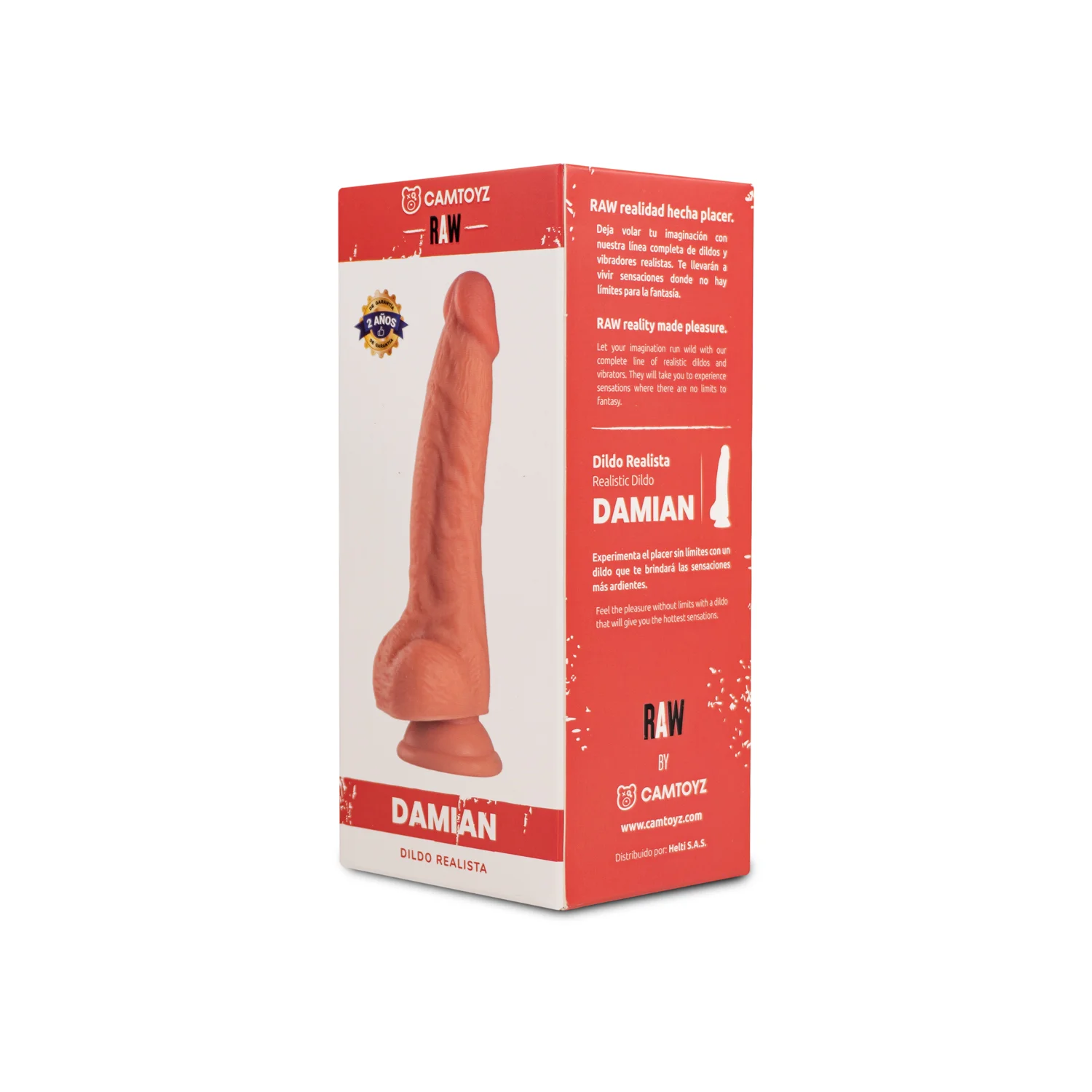 Dildo Realista Damian 20 cm Camtoyz - Imagen 3