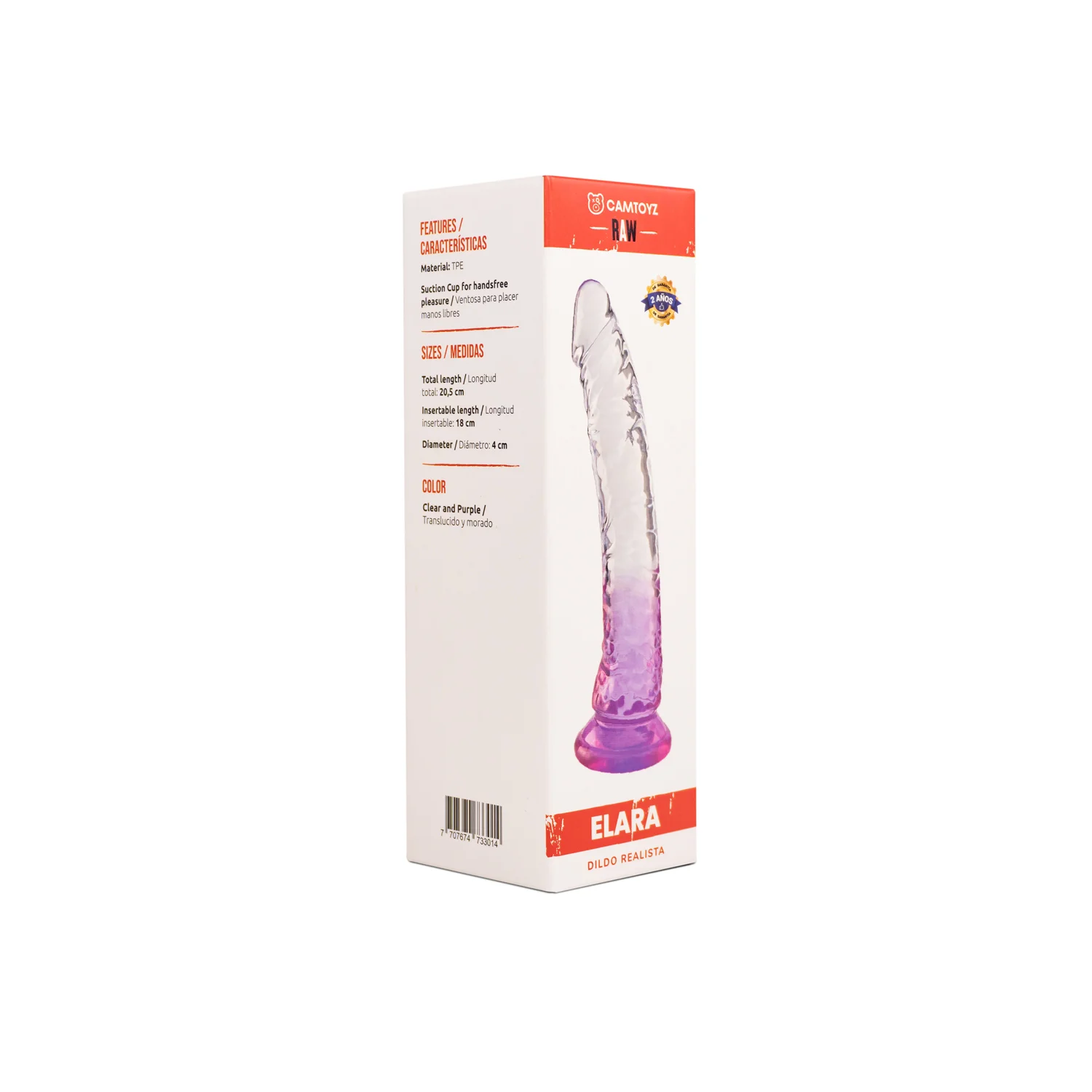Dildo Realista Elara 20.5 cm Camtoyz - Imagen 5