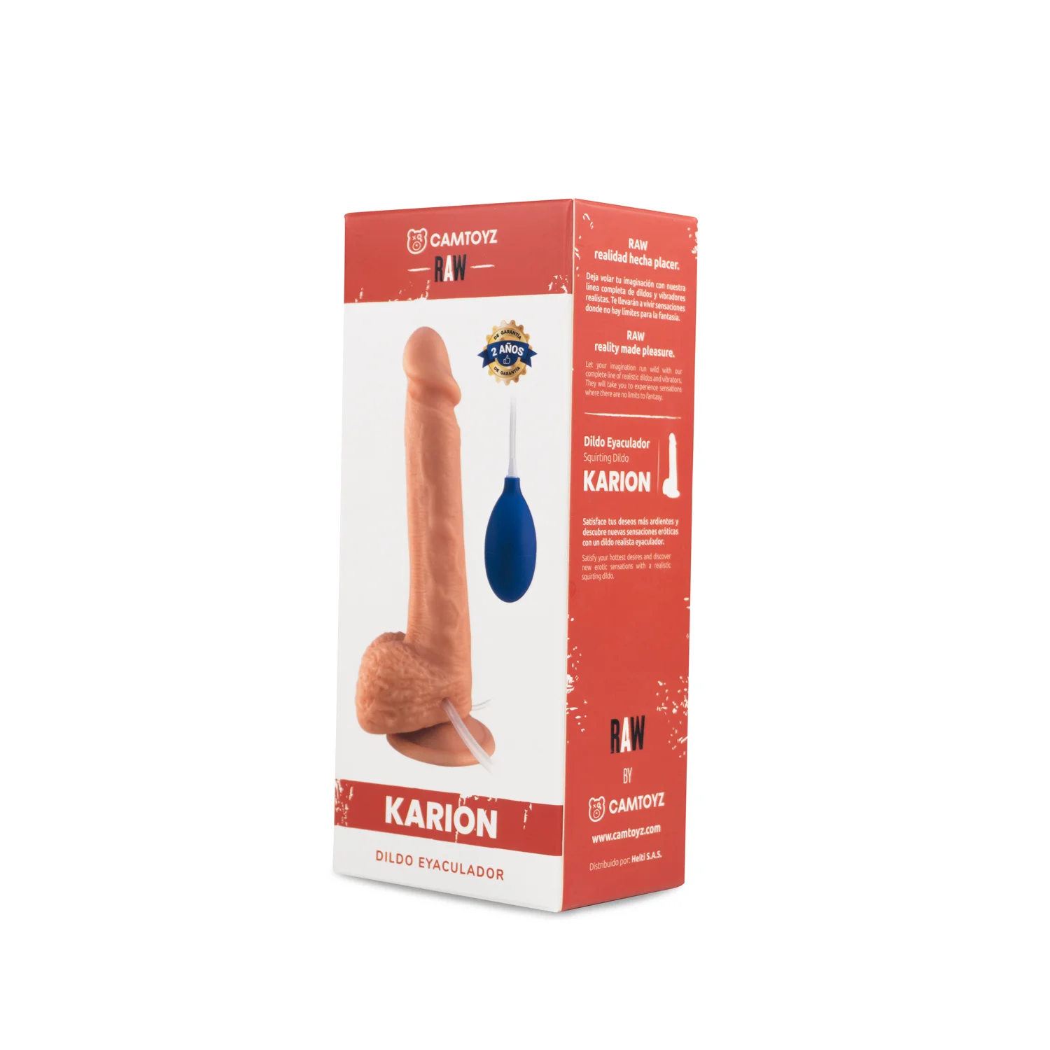 Dildo Realista Eyaculador Karion 21.5 cm Camtoyz - Imagen 2