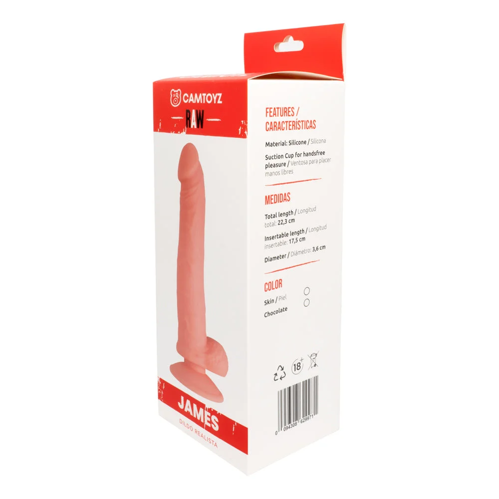 Dildo Realista James 22.3 cm - Imagen 4